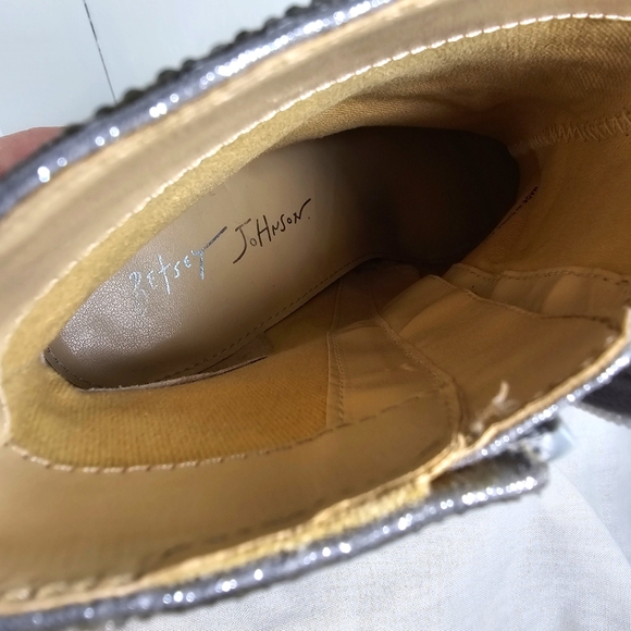 Betsey Johnson Cady 8 Rhinestone Zebra Cheetah Boots - Picture 12 of 16